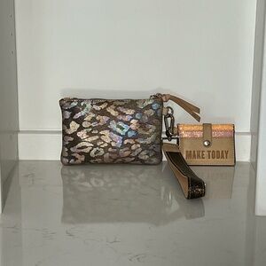 Consuela Iris Pattern Combi wristlet